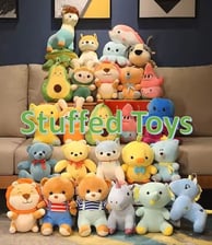 Stuffed Toys Collection includes Animal, Cartoon Characters & Baby Seaters