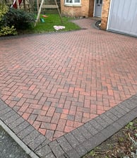 brick driveway cleaned in worcester