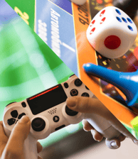 Kids board game and gaming gadgets