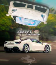Car Ferrari 488 spider design