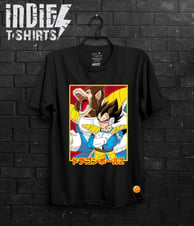 Playera de vegeta indie tshirts