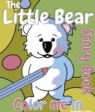 the little bear story colouring book