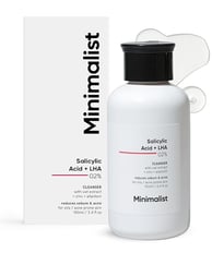 a bottle of minimalist’s skin care product