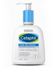 a bottle of cetaphil gentle care for the skin