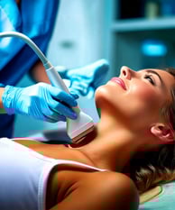 Exame de carotidas em consultório de cardiologia renomado de foz do iguaçu