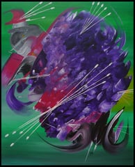 Le tourbillon | tableau abstrait