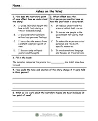 a worksheet with a picture of a wind turbine