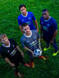 Football team photography