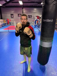 Olivier, coach de boxe au sein du club