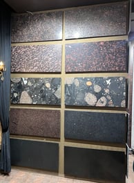 Alaska gold grantie display at mohali granite store