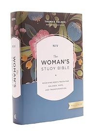 NIV, The Woman's Study Bible, Hardcover, Full-Color is a beautifully designed Bible that speaks to a