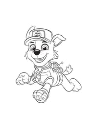 Kleurplaat PAW Patrol Chase