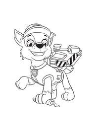 Kleurplaat PAW Patrol Chase