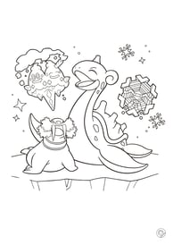 Kleurplaat schattige pokemon