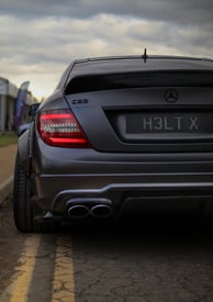 picture of mercedes benz c363 amg on premium tyres sold in our store
