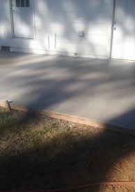 backyard brushed concrete patio concrete contractors huntsville al