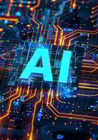 a computer generated image of a computer chip chip with the word ais on it