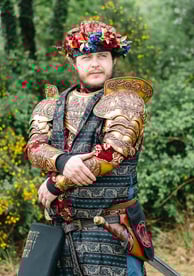 Costume sur mesure pour du GN inspiré de costume médiéval