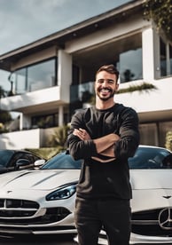 low-angle photography of blue glass walled building during daytime