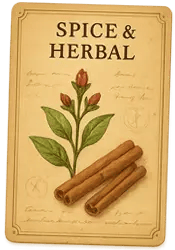 spice & herb cabinet card
