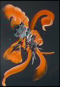 Poesie des leurres | tableau abstrait