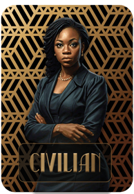 A Civilian Card for Mafia Game