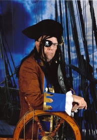 The Pirate is asked to take a picture