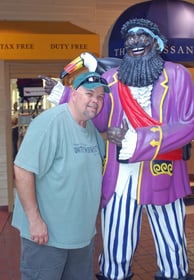 The Pirate spots another friend in the Caymans