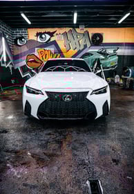 image showing the lexus is350 with premium tyres that we sell
