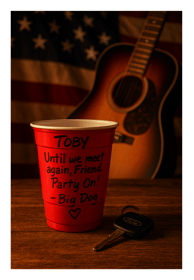 patriotic red solo cup toby american flag