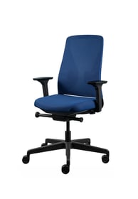 Side profile of T150 ergonomic swivel chair – breathable back and synchro mechanism