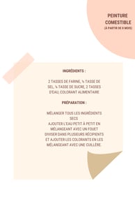 recette peinture comestible