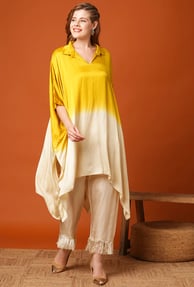 Loose, breezy, and ultra-comfortable, kaftan kurtas are perfect for summers or relaxed festive setti