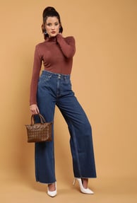 Fit: Straight from hip to hem; relaxed but structured  Best for: All body types; timeless classic  S