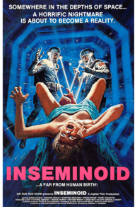 Poster for the film, Inseminoid. 