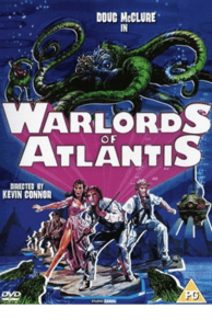 Poster for the film, Warlords of Atlantis.