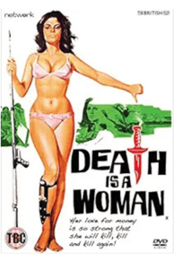 Poster for the film, Death is a Woman.