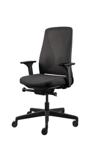 Sensit T150, ergonomic designed, following BIFMA standard, synchron dynamic backrest, armrest adj.