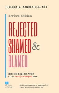 Book cover for "Rejected Shamed & Blamed"