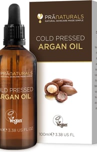 Olio di argan spremuto a freddo, nutriente per capelli secchi e crespi