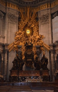 The Apse of St. Peter's Basilica at Vatican City