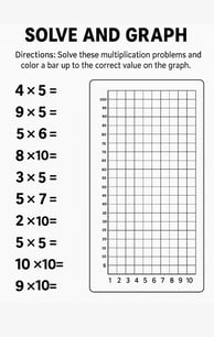 multiplication activity worksheet