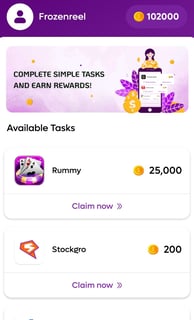a phone screen showing a number of items on a phone