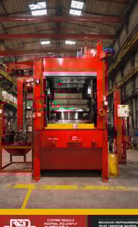 a machine that is sitting in a warehouse