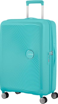 valise bleu ciel american tourister spinner