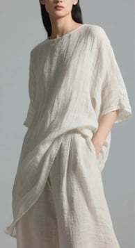 Linen Fabric Garment-Top and Pants