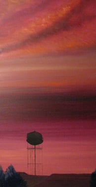 Water Tower Sunset