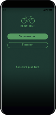 Écran de connexion