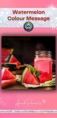 Colour message: Power of Watermelon pink  Colour Healing, Color Healing