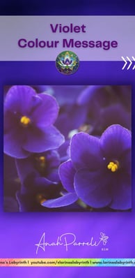 Colour Messenger: Power Of Violet. Colour Healing; color healing